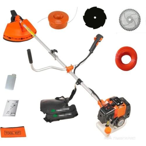 Professional 52cc Heavy Duty 5 in1 Petrol Strimmer Grass Trimmer, Brush/Bush Cutter Whipper Snipper 4 Blades tool trimme line
