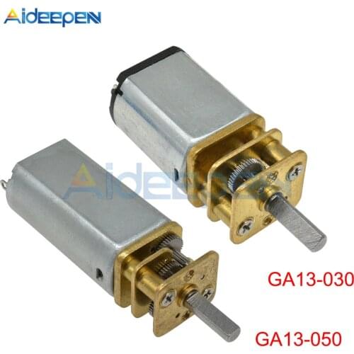 GA13-030 GA13-050 DC Gear Motor 6V/12V 100RPM Speed Reduction Gearbox Motor for RC Toys Patrs Micro Motor