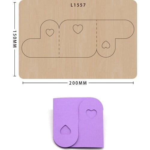 Scrapbooking wooden cutting die making decor supplies dies template Suitable for common die-cutting machines in the market