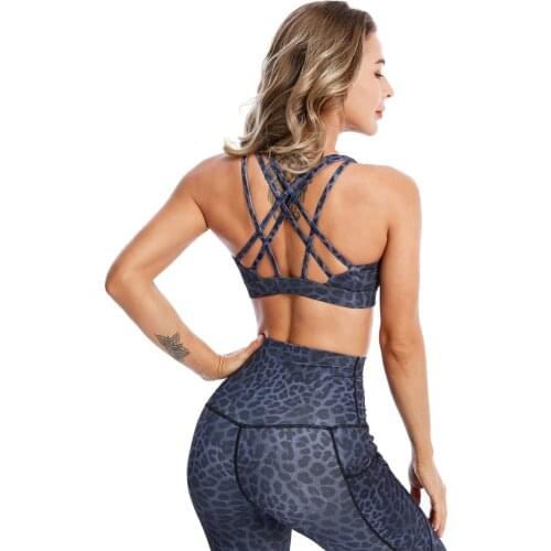 Womens Workout Outfit 2 Pieces Tracksuit Seamless Yoga Leggings Long Pants with Shorts Sports Bra Gym Sets Running Fitness Sets