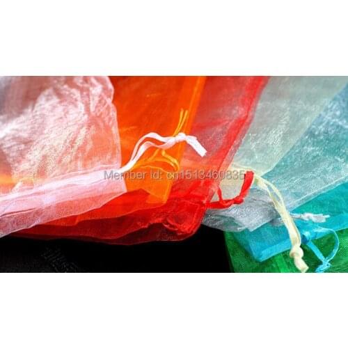 100pcs/lot CBRL organza gift bags&pouch,accessories bag ,jewelry packaging,Various colors,size customized,wholesale