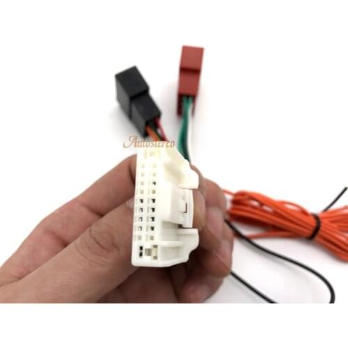 12-136 ISO standard HARNESS Radio Adapter FOR NISSAN 2006+ for SUBAR U 2007+ OPEL