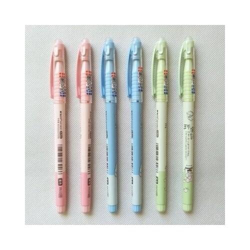 12 PCS/LOT M&G Chenguang stationery 0.5mm environmental protection notes cute unisex heat-variable erasable pen gel pen