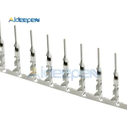 200PCS 2.54mm Dupont Jumper Wire Cable Housing Male Pin Connector Terminal
