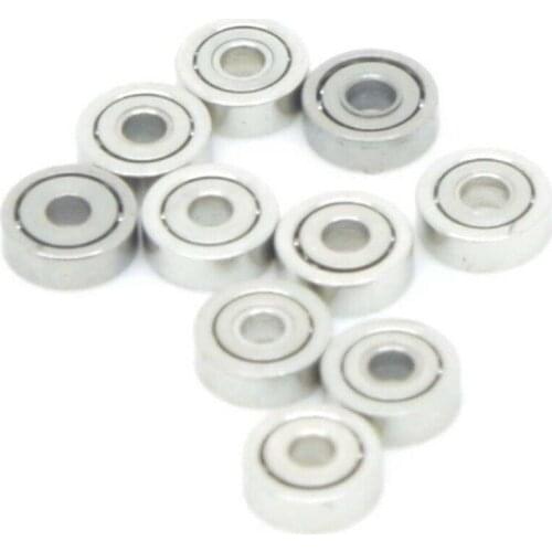50pcs 1 x 3 x 1mm 681 Micro Shielded Deep Groove Ball Motor Toy Bearing