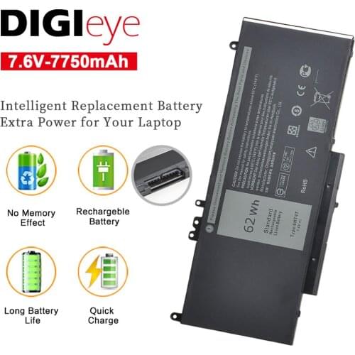 7.6V 62WH 6MT4T Laptop Battery For Dell Latitude E5450 E5470 E5570 E5550 Notebook 15.6" M3510 TXF9M 79VRK 07V69Y 7V69Y