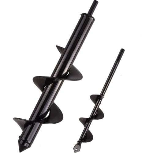 ANENG 2PCS Garden Plant Auger Spiral Drill Bit Post Hole Digger Tool for Planting Tree Mixing Seed Soil Fertilizer Digging Holes