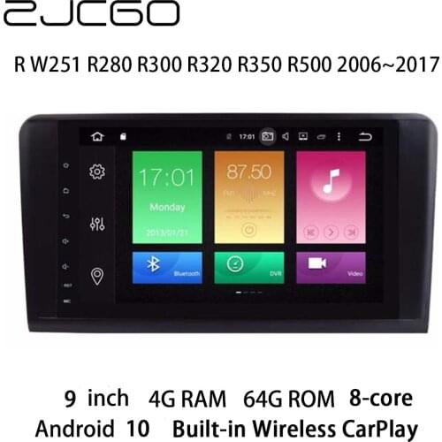 Car Multimedia Player Stereo GPS DVD Radio Navigation Android Screen for Mercedes Benz R W251 R280 R300 R320 R350 R500 2006~2017