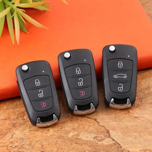 Car Folding Flip Remote Key FOB 3 Buttons for GREAT WALL GWM WINGLE 5 WINGLE 6 STEED HAVAL H1 H3 H5 C30 C50 Folding Key Shell