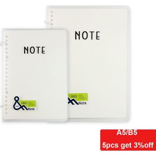 SKYSONIC 20 Sheets A5/B5 Loose Leaf Notebook Paper Refill Spiral Binder Index Inner Pages Line/Gird/Blank Pages School Supplies