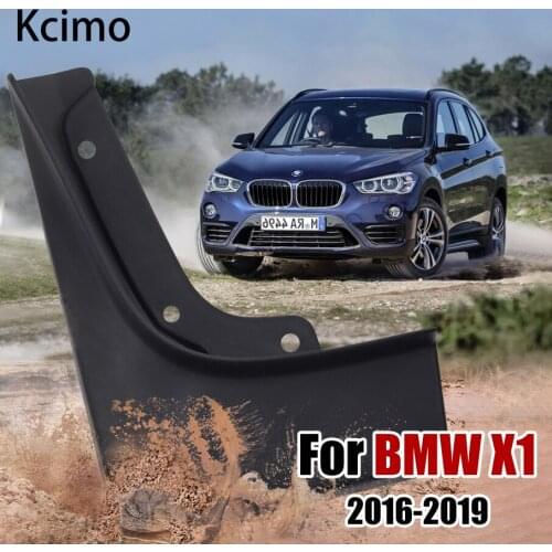 4 PCS For BMW X1 F48 2016~2019 Front Rear Car Mudguard Fender Mud Guard Flaps Splash Flap Mudguards Accessories 2017 2018