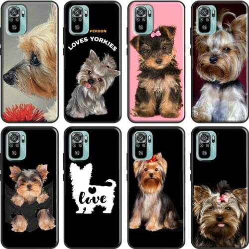 Yorkshire terrier dog For Xiaomi Redmi Note 9 8 Pro 8T 9S 7 6 K40 10 Pro Case For Redmi 9A 8A 7A 9T 9C 9 Coque
