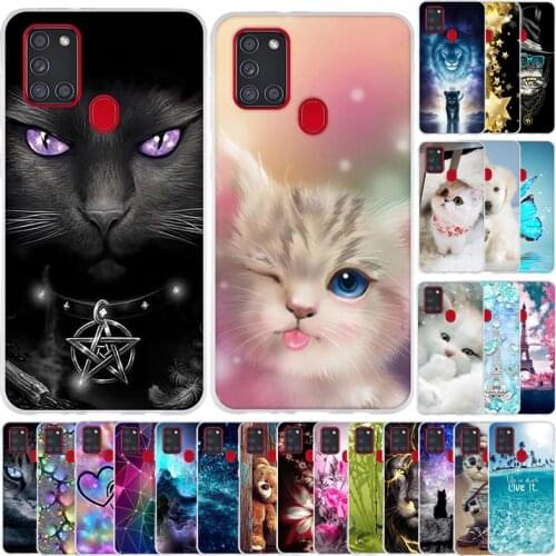 Case For Samsung Galaxy A21S Case Phone Cover Silicon Soft TPU Back Cover for Samsung Galaxy A21S A 21S Fundas Coque Bumper Etui