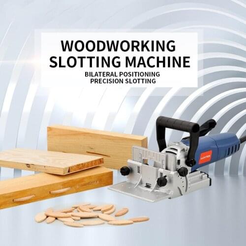 Woodworking slotting machine Tenoning machine Biscuit machine Tenon and groove machine Wood splicing machine Decoration