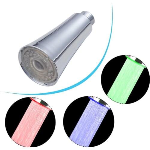 E-pak D008/1 No Need Battery New RGB LED Water Faucet Light Temperature Sensor Waterfall For Kitchen Bathroom