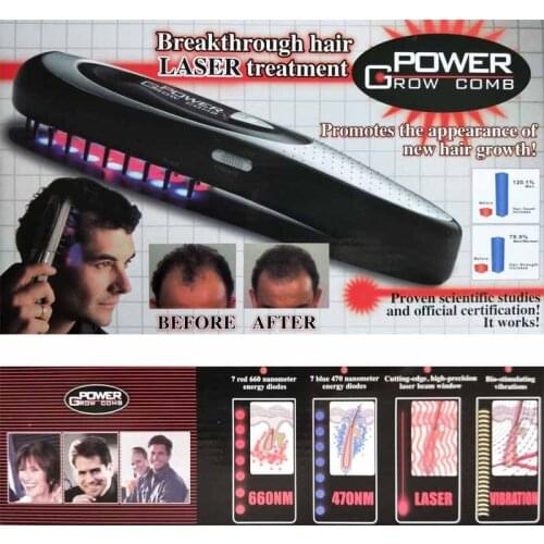 Electric Laser Massage Comb Hair Growth brush Equipment power Comb Care Treatment Grow Laser Hair head Loss Therapy products