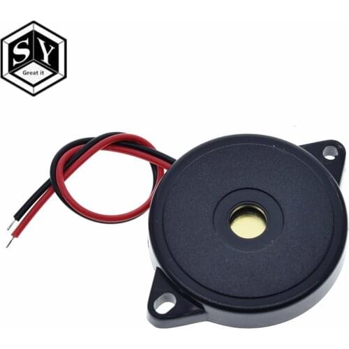 1PCS 30X5.5MM Enclosed Piezo Passive Buzzer Element W/Wires AT3040