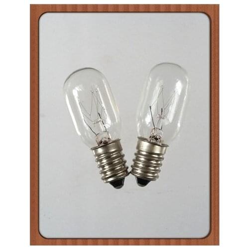 Refrigerator light bulb 220v5w10w15w screw-mount diameter 14x51mm microwave oven smoke machine lamp
