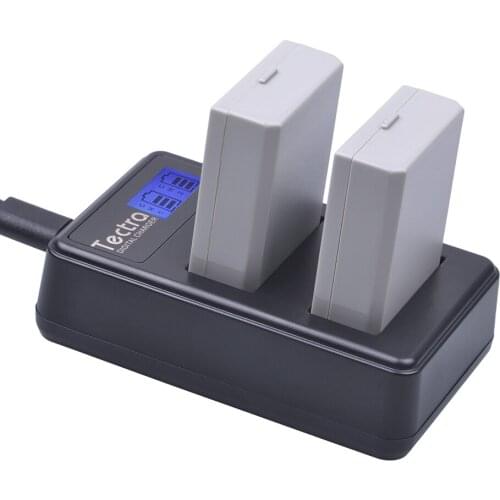 2pc LP-E5 LP E5 LPE5 Li-ion Battery+LCD Dual Charger for Canon EOS Rebel XS, Rebel T1i, Rebel XSi,1000D,500D,450D,Kiss X3,X2,F