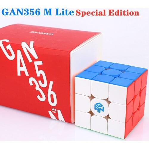 GAN356M Lite Special Edition Magnetic 3x3x3 Magic Cube GAN 356 M 3x3 Speed Cube GAN356 M 3x3x3 Cubo Magico Puzzles
