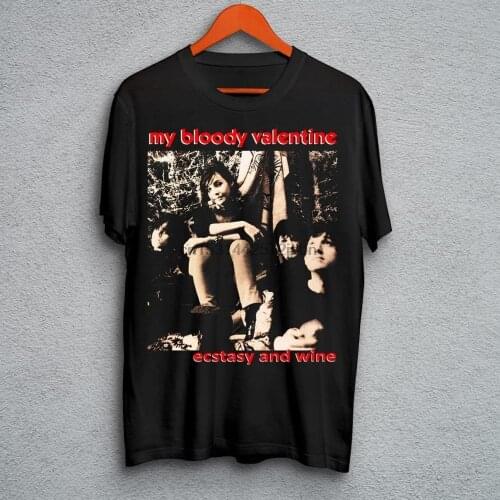 My bloody valentine tshirt ecstasy and wine