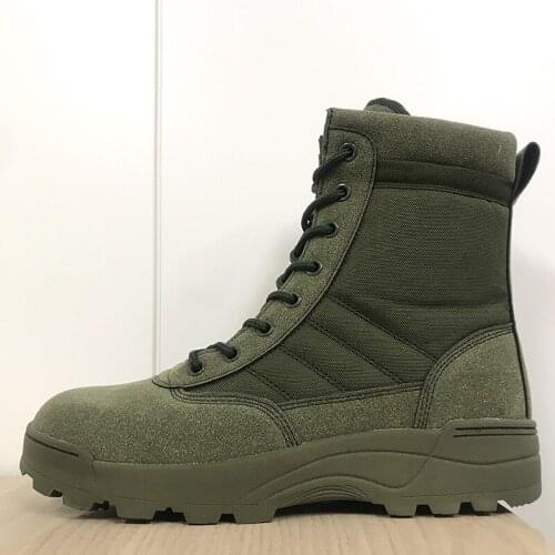 Autumn and winter army fan combat outdoor climbing high help tactical boots mens desert assault ultra-light boots