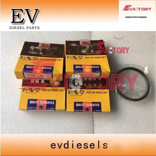 EV For Mitsubishi K4D K4E K4F K4M K4N piston ring set fully for one engine use