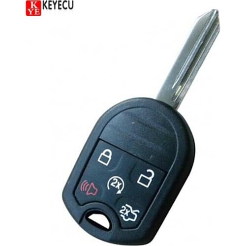 Keyecu New Brand Smart Remote Key Shell Case Fob 5 Button for Ford Taurus Explorer Flex 2012-2013 Years