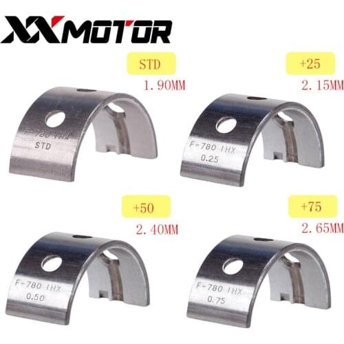 12PCS Engine Main Crankshaft Crank Shaft Bearing STD Oversize 0.25 0.5 0.75mm For Yamaha XJR400 XJR 400 4BP 4HM -0 10 20 30 40