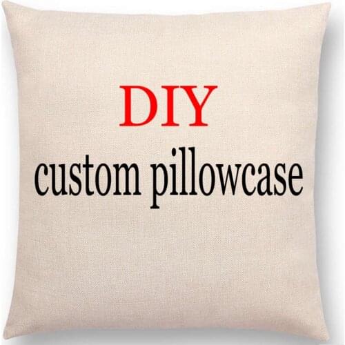 Pop Geometric Animal Cushion Cover Black White Linen Cushion Square High Quality Print Custom Throw Pillowdecorative Pillowcase