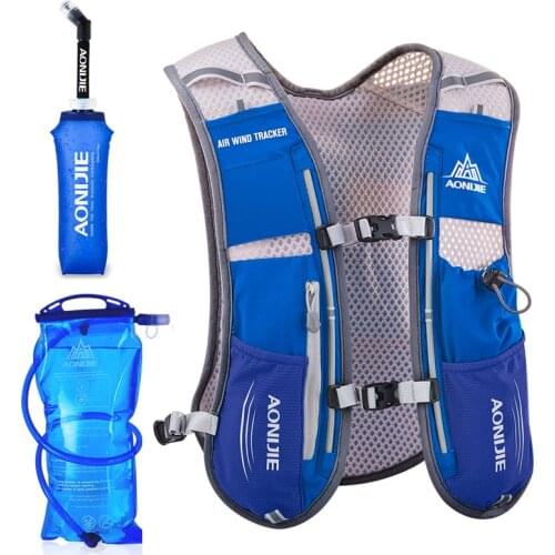 AONIJIE Men Women Running Backpack Outdoor Sports Trail Racing Hiking Marathon Fitness Hydration Vest Pack 1.5L Bag 600ML Kettle