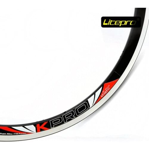 Litepro Kpro Folding Bike 20 Inch 406 Rim 16H/20H/24H/28H/32H Double-Deck Aluminium Alloy Bicycle Parts