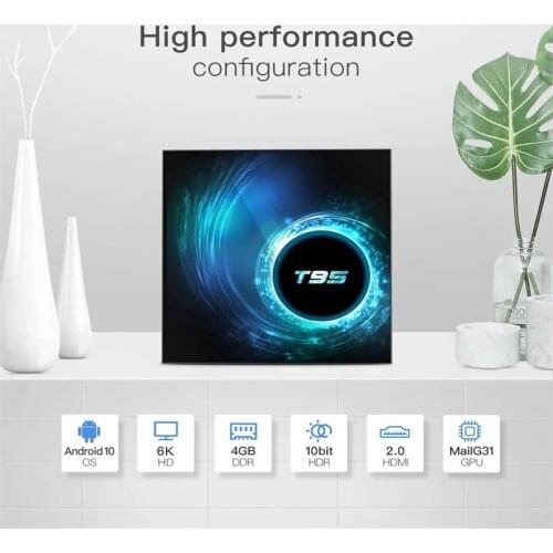 TV Box New T95 H616 6K HD 2.4G&5G Wifi Google Voice Assistant support multiple Media player video formats Set Top box