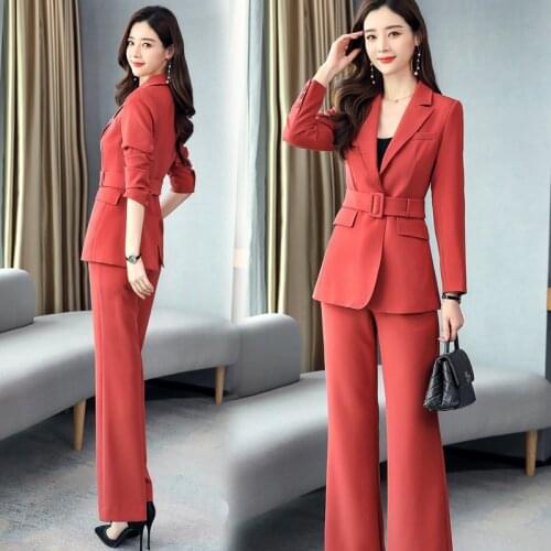OL woman suits lady suit office pants suits woman pant suits for women pant suits formal women suit blazer set womens suits set