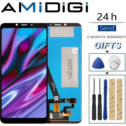 5.93'' For Cubot X19 LCD Display with Touch Screen Digitizer Assembly For Cubot X19 Mobile Phone Accessories+Tools