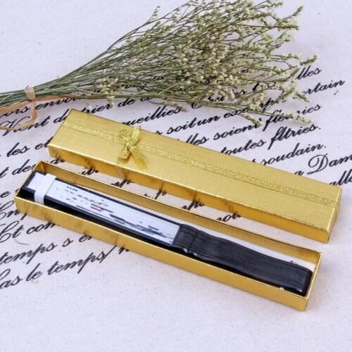 18-23cm Female Special Chinese Handheld Fan Paper Packing Gift Box Fan Folding Fan Packing Room Decor Birthday Party Gift