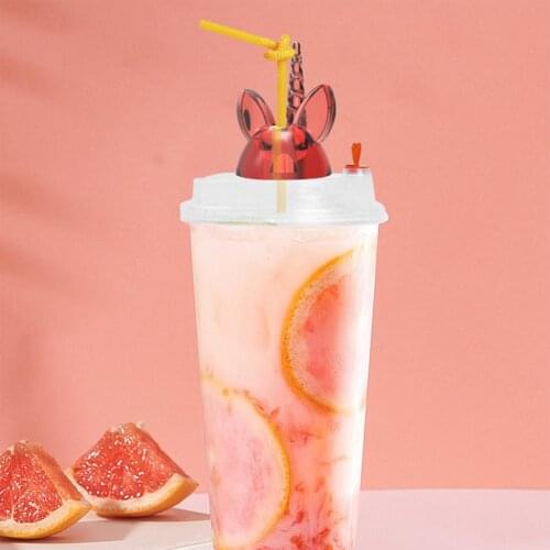 2021 New Straw Topper Silicone Mold DIY Chocolate Fondant Cake Decorating Tools Keychain Epoxy Resin Mould Supports Dropshipping