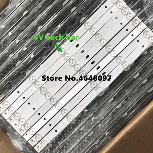 6V 388MM 100% New 60pcs Philco 40" TV led backlight bar 400S8606X8-A0035 E34036 40S-4-10 1.00.1.388015S01R V1 94V-O DY-01