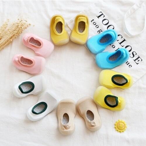 Baby toddler shoes non-slip shoes sock kids girl boy floor shoes Foot Socks pure color 6kinds zy10 TLB