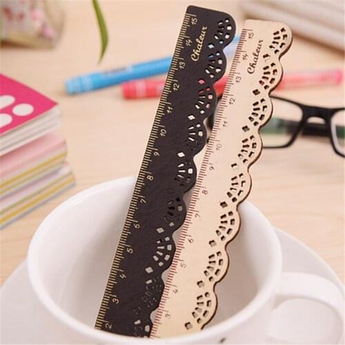 DL KQ08 Japanese Korean stationery sweet beautiful old lace and /15cm Office equipment student supplies