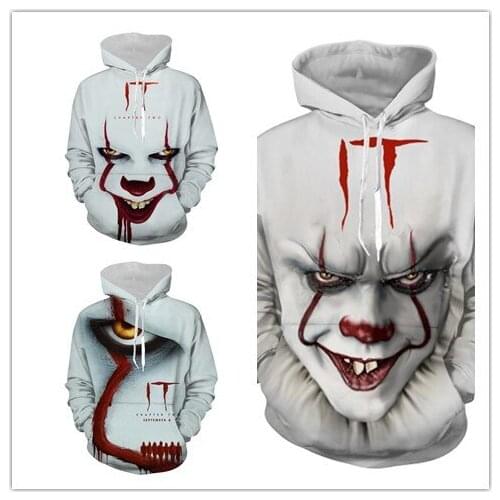 Movie Joker Joaquin Phoenix Arthur Fleck Cosplay Costumes Sweatshirt Hoodie Jacket Coat sweater