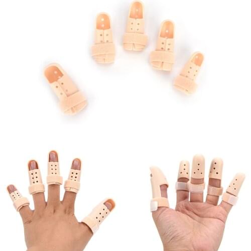 Hot 1Pc Plastic Hand Finger Splints Support Brace Mallet Splint for Broken Finger Joint Fracture Pain Protection Adjustable Hook