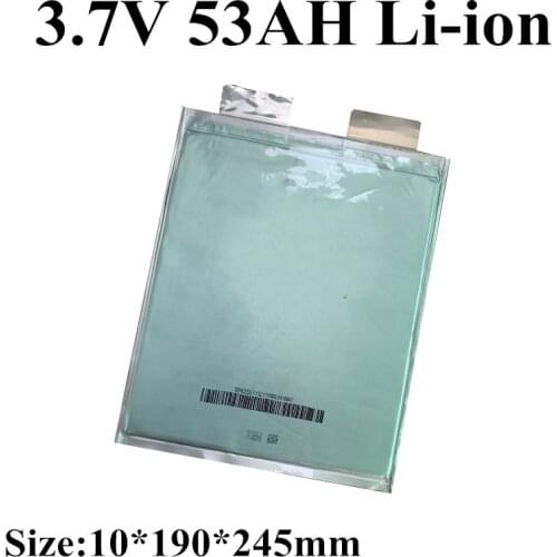 Lithium battery 3.7V 53AH for DIY solar panel 12v 24V lithium battery Electric vehicles Golf cart ebike battery Pack