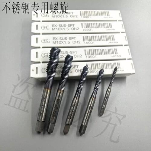 5PCS OSG YAMAWA THREADING TAPS M2 M2.5 M3 M4 M5 M6 M8 M10 M12 USU CPM cobalt plated screw thread tap Conquer, stainless steel