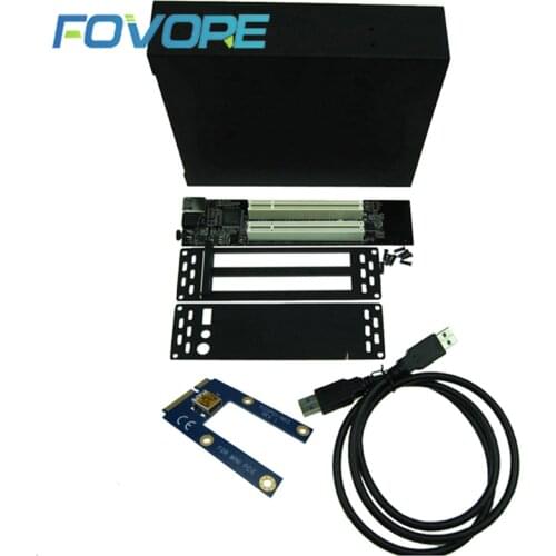 Mini PCI-e to PCI adapter Mini PCIe to 2 port PCI 32bit slots converter Mini PCI e Expansion Card for Sound graphics card
