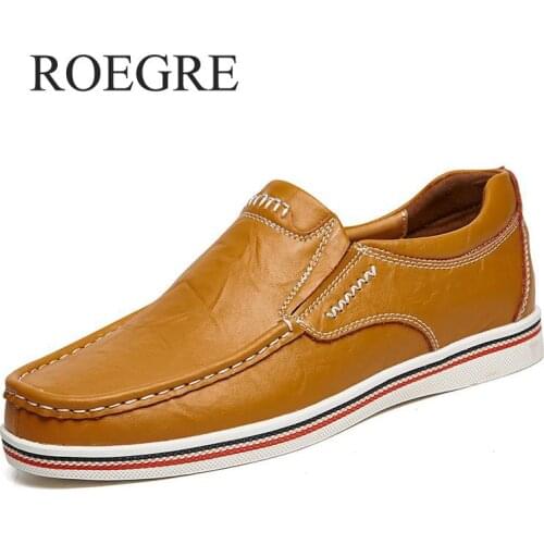 Hand Sewing Men Genuine Leather Boat Shoes Casual Flats Moccasins Homme Driving Loafers Shoes Slip On Summer Moccasins Men Shoes