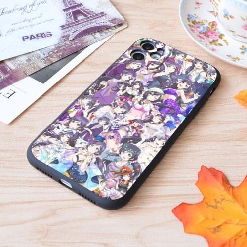 For iPhone Nozomi Tojo Collage Print Soft Matt Apple iPhone Case