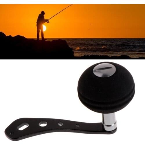 New Fishing Handle Reel Single Knob Replacement Baitcasting Accessory Aluminum Alloy