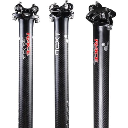 FCFB Race Face Next Carbono Fiber Bicycle Seat Post Bike Seatpost Cycling Parts 27.2/30.8/31.6mm *350mm/400mm 3K Glossy