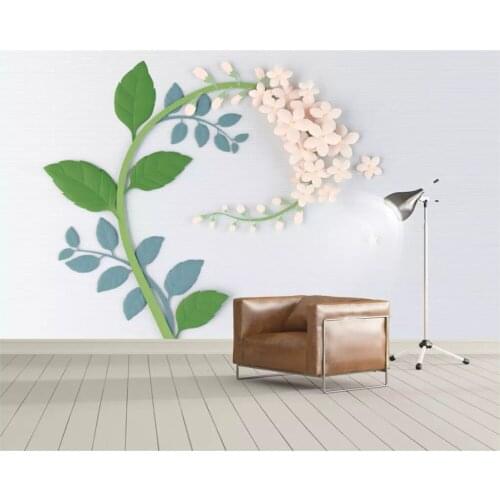 Beibehang Custom 3D Photo Wallpaper Flower Large Murals European Style Living Room Sofa Bedroom Wall Art painting 3d wallpaper